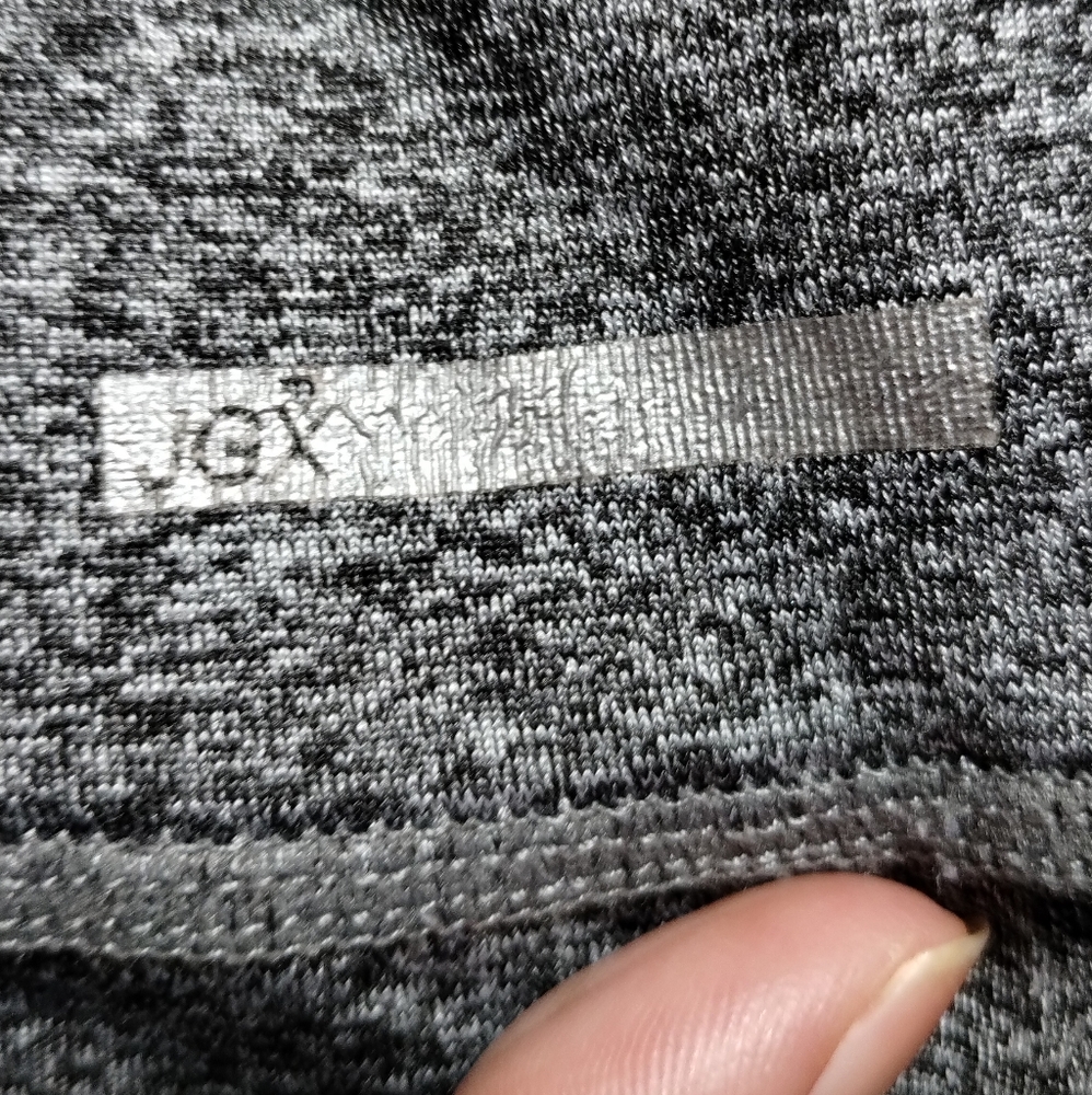JGX Highwaisted Side Stripe Mesh Yoga athletic Gray & Pink Active Leggings - Picture 10 of 12